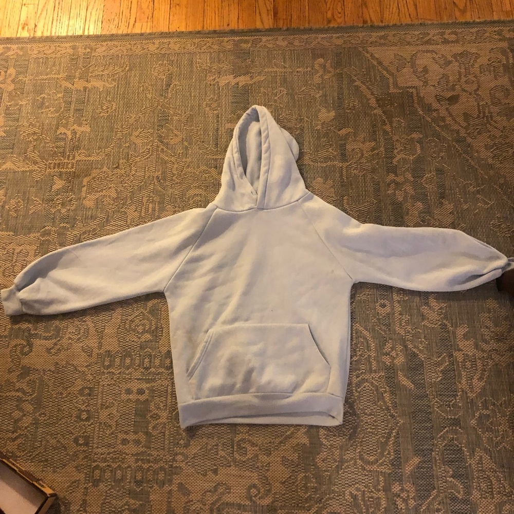 Light blue hoddie